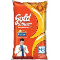 Oil Winner Refined Sunflower Oil Pouch Sunflower (1 L)